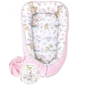 Babybam Babynestje Sweet Deer Katoen/Fluweel