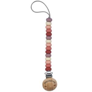 The cotton cloud Dummy ketting snoepje, roos