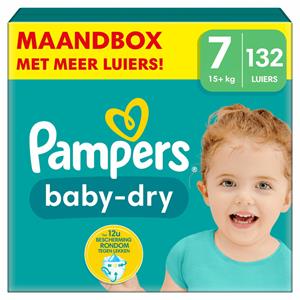 Pampers Baby Dry Luiers Maat 7 (15 kg+) 132 stuks