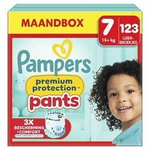 Pampers Premium Protection Luierbroekjes Maat 7 (17+ kg) 123 stuks