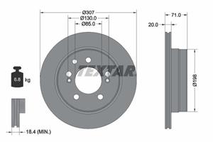 ssangyong Remschijf 92338503