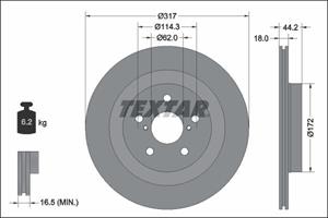 lexus Remschijf 92343103