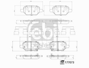 chevrolet remblokkenset 177073