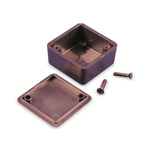 Hammond Electronics 1551MBK 1551MBK Euro-behuizing 35 x 35 x 20 ABS Zwart 1 stuk(s)