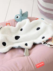 Done by Deer™ Baby-Kuscheltuch Happy Clouds Blau