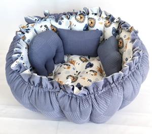 Baby Fancyroom Bettnestchen »2in1 Spielmatte Nestchen Babynestchen Babynest Kuschelnest«, Handmade with Love