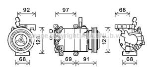 hyundai Compressor, airconditioning