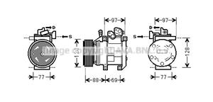 kia Compressor, airconditioning