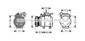 hyundai Compressor, airconditioning