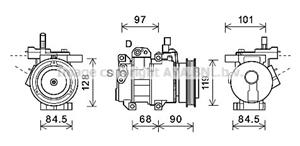 kia Compressor, airconditioning