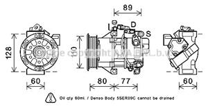 toyota Compressor, airconditioning
