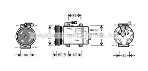 mitsubishi Compressor, airconditioning
