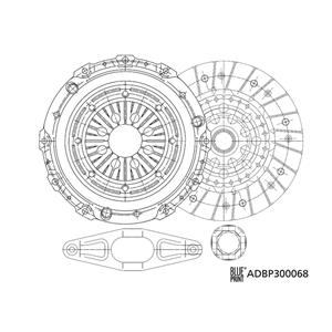 Blue Print Kupplungssatz  ADBP300068