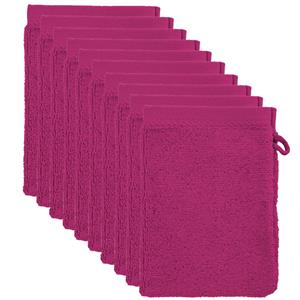 The One Towelling The One Voordeelpakket Washandjes Magenta - 10 stuks