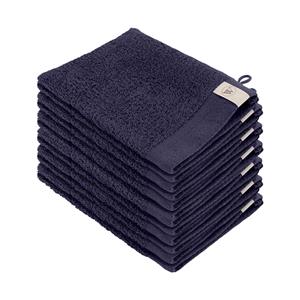 Walra Soft Cotton Washandjes 16 x 21 550gram Navy - 12 stuks