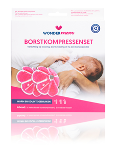 Wondermom 3-in-1 Borst Parelkompressenset