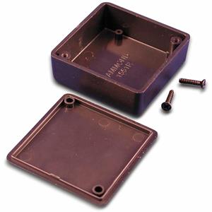 Hammond Electronics 1551RBK Euro-behuizing 50 x 50 x 20 ABS Zwart 1 stuk(s)