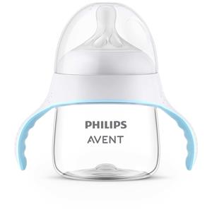 Philips Avent Babyflasche Natural Response SCF263/61, mit Lerngriffen, 125 ml, ab dem 6. Monat