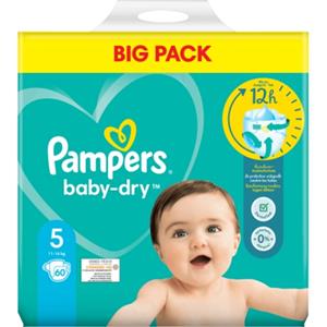 Pampers Baby Dry Luiers Maat 5 (11-16 kg) 60 stuks