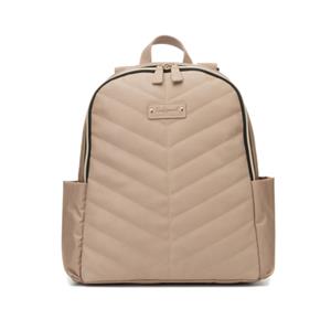 Babymel Luiertas rugzak Gabby Vegan Leather Almond