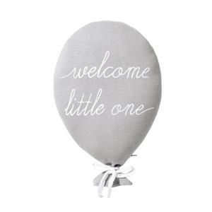 Nordic Coast Company Sierkussen ballon welcome little one grijs