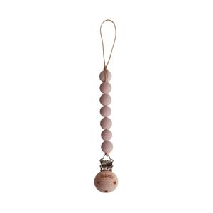 Mushie Dummy ketting Halo, Blush