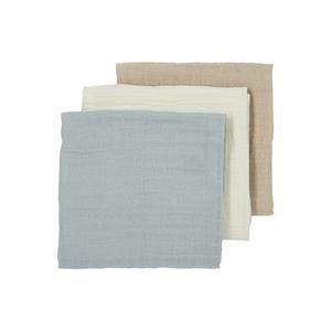 Meyco Luiers  Pre-Washed Light Grey en Sand 3-pack