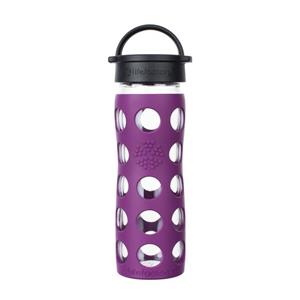 Lifefactory Babyflasche,  Glas Flasche mit Silikonhülle und Schraubverschluss, 475ml