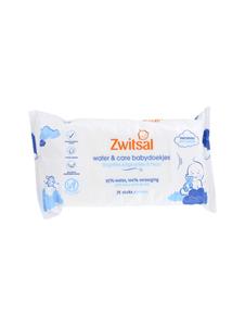 Zwitsal Babydoekjes Water&Care Parfumvrij, 75 Stuks