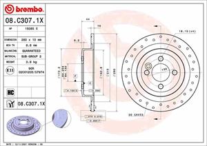 Remschijf BOSCH 0 986 479 F36