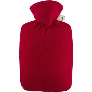 Fleece kruik rood 1,8 liter met hoes -