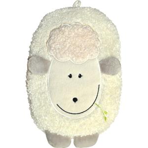Pluche kruik met schaap/lam hoes 0,8 liter -