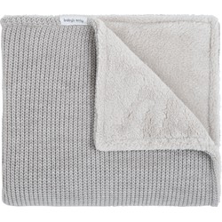 Babys Only Baby's Only Ledikantdeken Teddy Hope Dusty Grey 100 x 135 cm