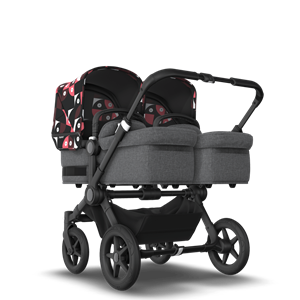 Bugaboo Donkey 5 Twin kinderwagen met wieg en stoel