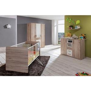 Wimex Complete babykamerset Bergamo Bed + commode + 3-deurs kast (set, 3 stuks)