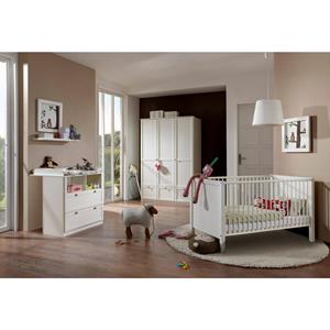 Complete babykamerset Helsingborg Bed + commode + 3-deurs kast (set, 3 stuks)