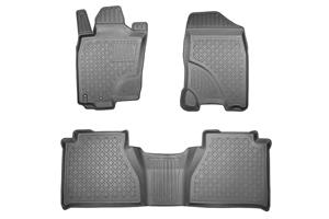 Nissan Rubbermatten passend voor  Navara Double Cab / Renault Alaskan Double Cab 2016+