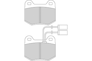 Alfa Romeo Remblokken set