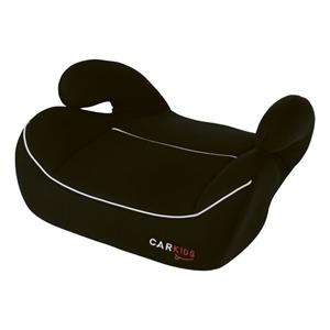 CarKids Zitverhoger Zwart / Wit isofix 4 - 12 jaar