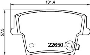 Dodge Remblokkenset, Schijfrem 8db