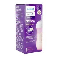 Philips Avent  Babyfles - Natural Response - 1 stuk - Roze - 260ml