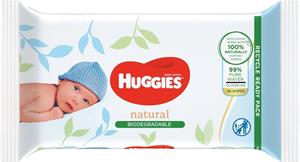 Huggies  Natural Biologisch afbreekbaar - Billendoekjes - 48 babydoekjes - 1 x 48