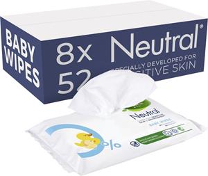 Neutral  Baby Billendoekjes - 8 x 52 = 416 stuks - 0% Parfum