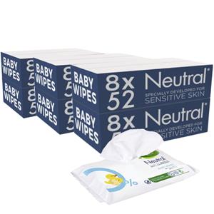 Neutral  Baby Billendoekjes - 48 x 52 = 2496 stuks - 0% Parfum