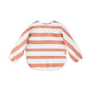 Done by Deer™ Done by Deer ™ Mouwzak Slabbetje Stripes papaja