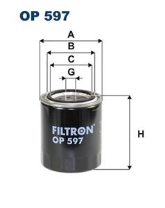 Filtron Oliefilter  OP597