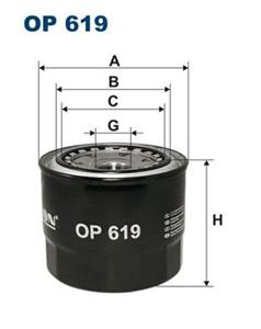 Filtron Oliefilter  OP619