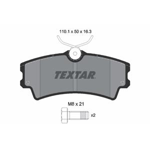 Textar Remblok set, schijfrem  2430201