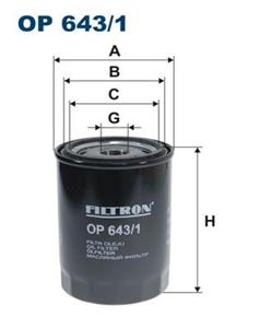 Filtron Oliefilter  OP643/1