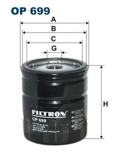 Filtron Oliefilter  OP699